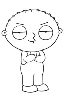 Family Guy kleurplaat 7